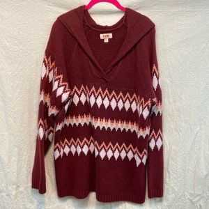 EVRI women’s 1X Hooded Sweater